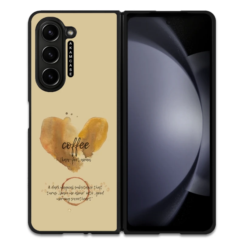 کاور آکام مدل AMC-WSGZFOLD5-COFFEE-15 مناسب برای گوشی موبایل سامسونگ Galaxy Z Fold 5