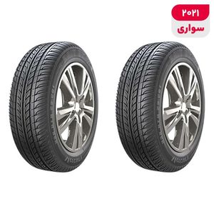 لاستیک خودرو رادیال یزد تایر مدل MERCURY با کاربری سواری و سایز رینگ 14 اینچ، فاق 65 درصد پهنا و پهنای 185 میلی‌متر، شاخص تحمل وزن 86 و شاخص سرعت H (حداکثر سرعت 210 کیلومتر بر ساعت)، ساخت ایران، دارای تایر تیوبلس، 2 حلقه