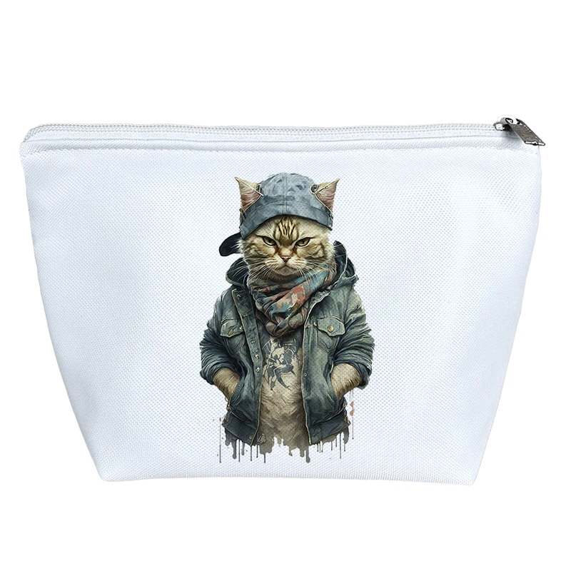 کیف لوازم آرایش دخترانه خندالو مدل گربه کد 2475