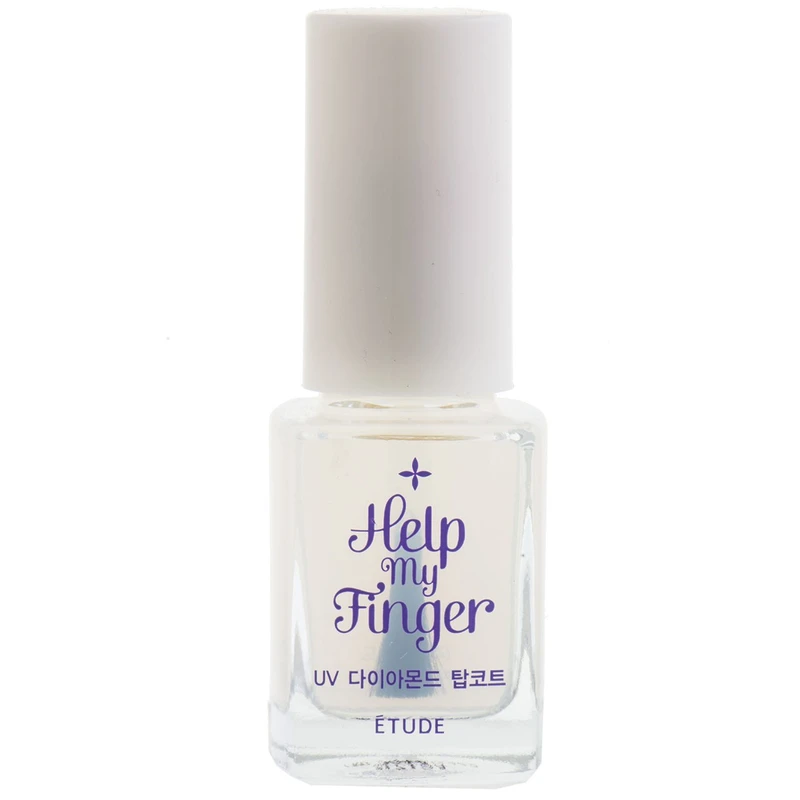 محلول درخشان کننده و سخت کننده ناخن اتود مدل Help My Finger UV Diamond Top Coat