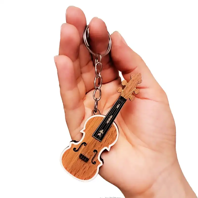 جاکلیدی طرح ساز ویولن مدل چوبی کد m.25438b