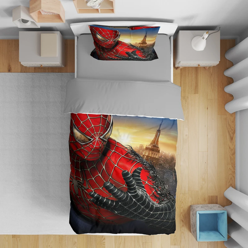 سرویس روتختی تکنفره 5 تکه مدل مردعنکبوتی 4752