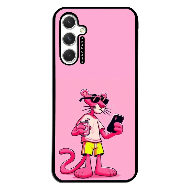 کاور آکام مدل AMC-WSGA54-PINK PANTHER8 مناسب برای گوشی موبایل سامسونگ Galaxy A54