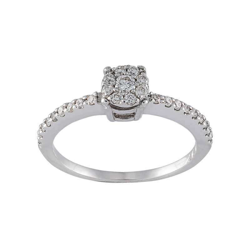 انگشتر نقره زنانه جواهری سون مدل 2189