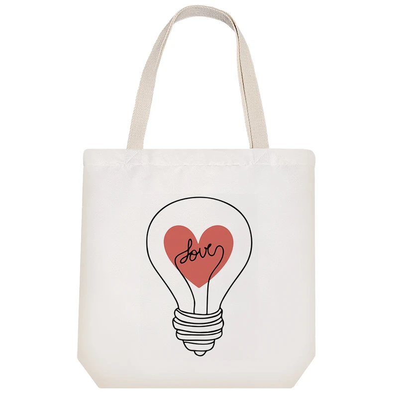 ساک خرید خندالو مدل قلب و لامپ کد 8080