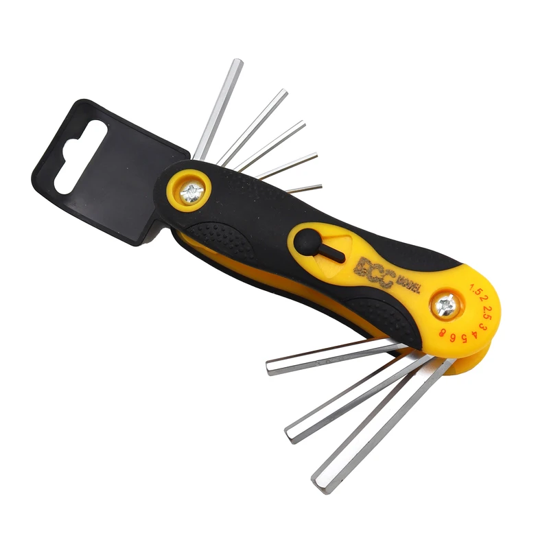 آچار آلن شش گوش مدل داگ کد YPH-6GOSH-1.5-8MM مجموعه 8 عددی 