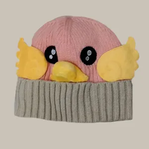 کلاه بافتنی بچگانه مدل اردک سخنگو