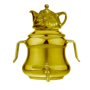 ست کتری و قوری مدل دسته استیل 604