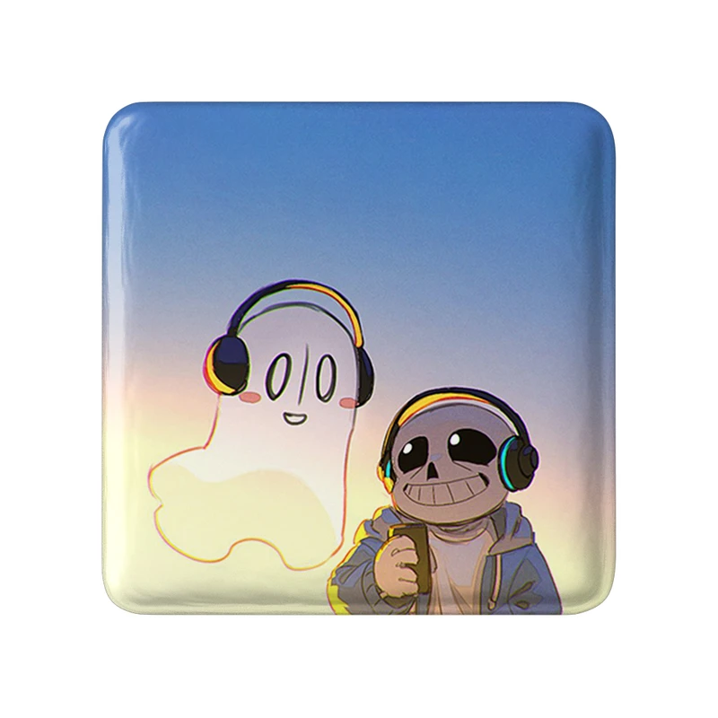 مگنت خندالو طرح بازی آندرتیل (Undertale) مدل مربعی کد 31741