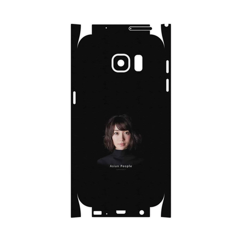 برچسب پوششی ماهوت مدل Portrait of an Asian Woman-FullSkin مناسب برای گوشی موبایل سامسونگ Galaxy S7