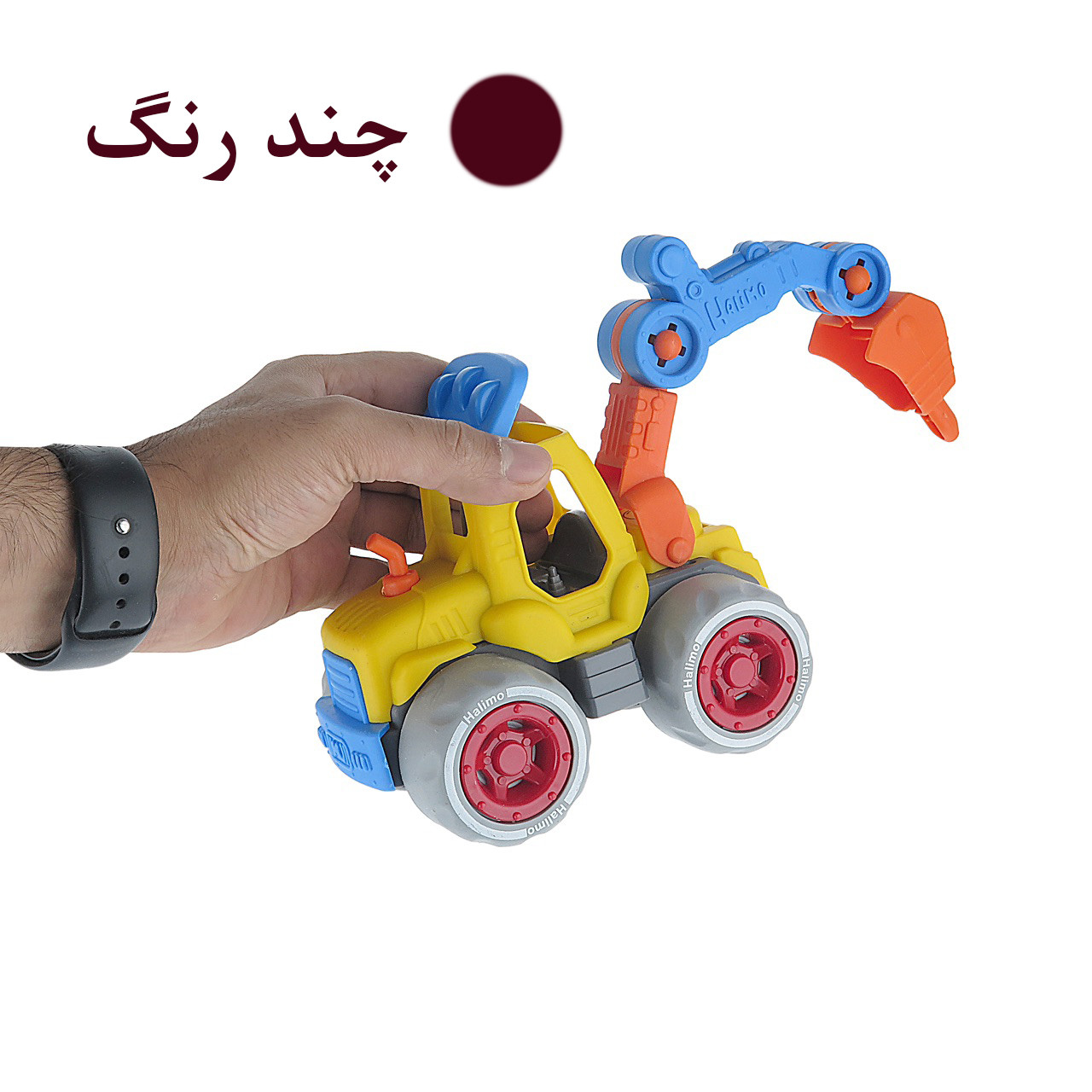 ماشین بازی مدل راهسازی مجموعه 4 عددی