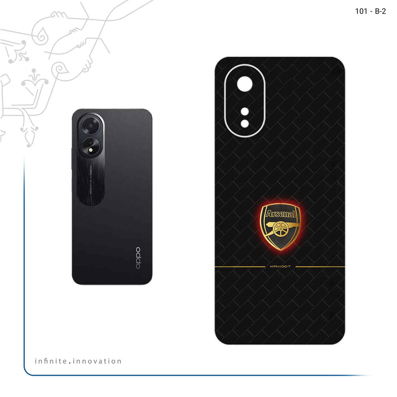 برچسب پوششی ماهوت مدل Arsenal مناسب برای گوشی موبایل اپو A38