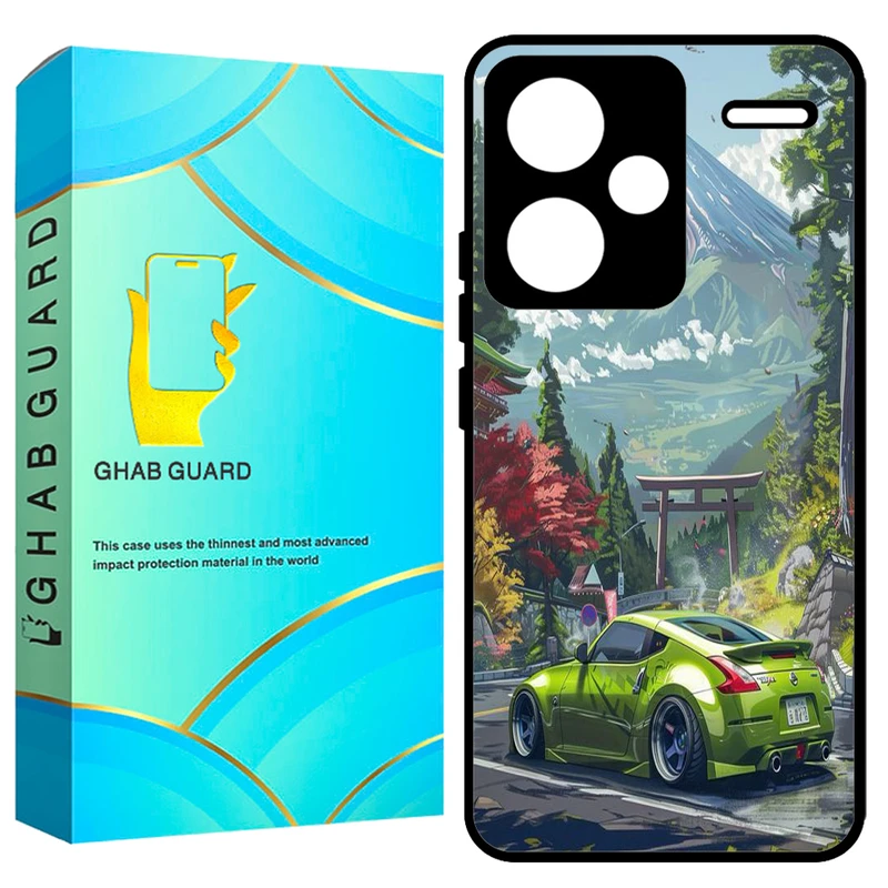 کاور قاب گارد طرح ماشین مدل GCHPN13PL مناسب برای گوشی موبایل شیائومی Redmi Note 13 Pro Plus