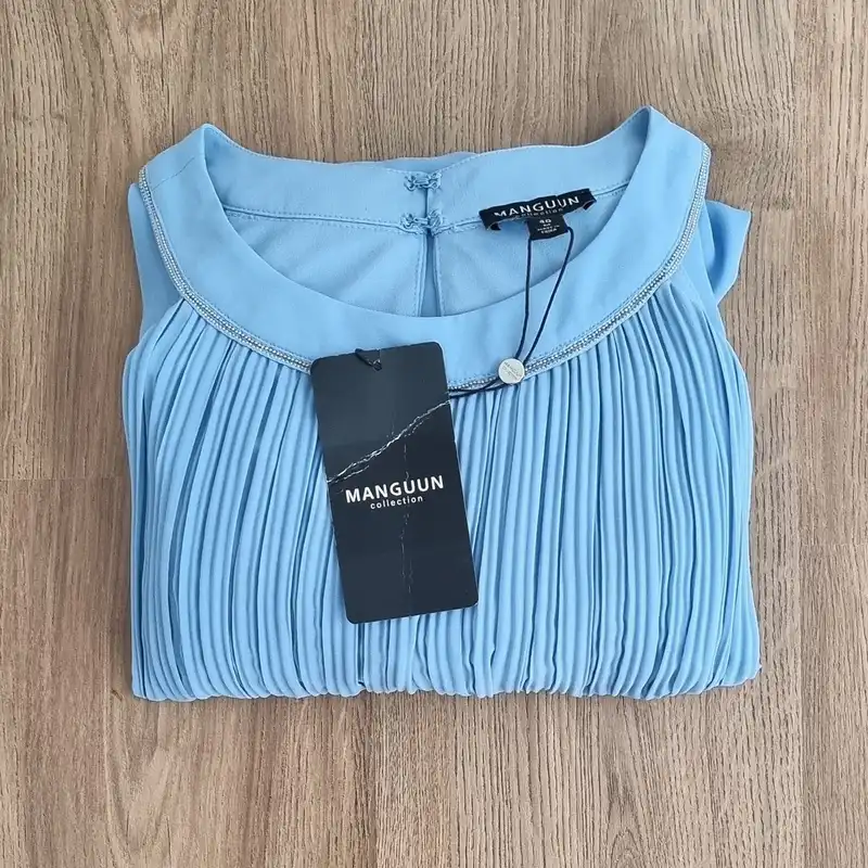 پیراهن زنانه مانگون مدل بالا تنه پلیسه - RSH