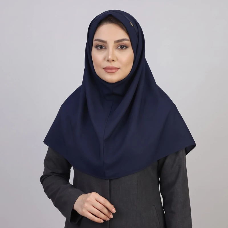 مقنعه سیلکا مدل تل دار کد SI-85