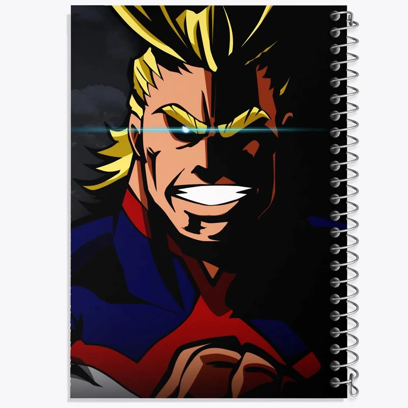 دفتر مشق 100 برگ خندالو طرح آلمایت انیمه آکادمی قهرمان من کد 16158