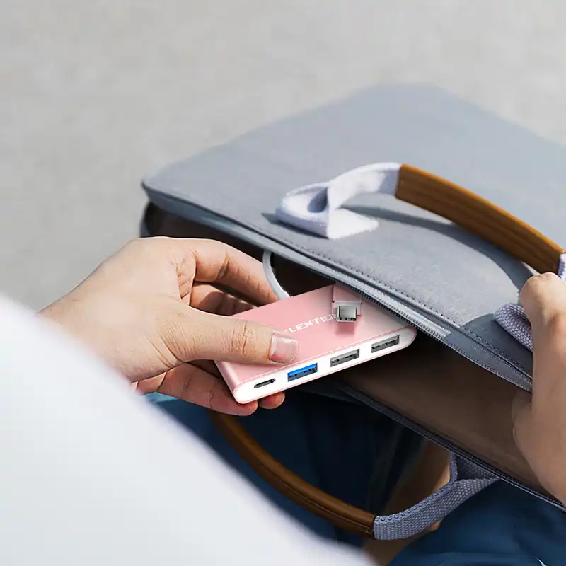 هاب 4 پورت USB-C لنشن مدل c13