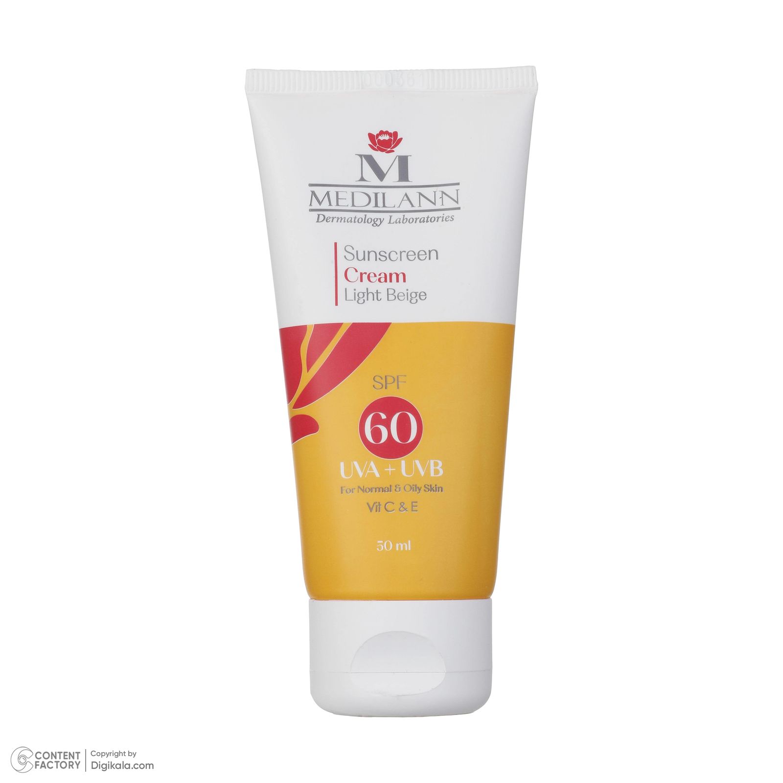کرم ضد آفتاب رنگی مدیلن SPF 60 مدل Light Beige ‌مناسب پوست‌های معمولی و چرب حجم 50 میلی‌لیتر -  - 4