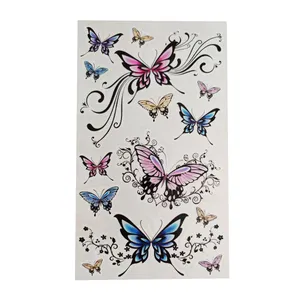 تتو موقت طرح پروانه و پیچک کد 67