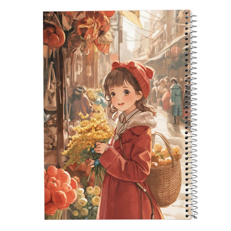 دفتر لیست خرید 50 برگ مدوپد مدل دخترانه کد DF15868