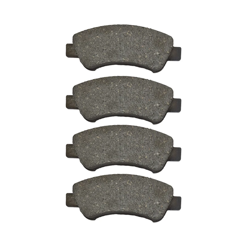 لنت ترمز جلو دیسکی اتحاد طلایی آسیا مدل PT4-206T5 کد 10615123 دو جفت مناسب برای پژو 206 تیپ 5