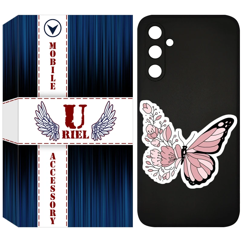 کاور یوریل مدل KSH کد 98 طرح پروانه مناسب برای گوشی موبایل سامسونگ Galaxy A55