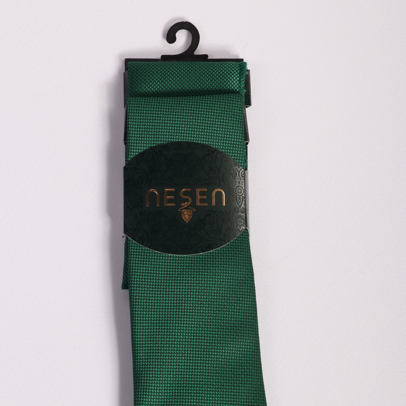 ست کراوات و دستمال جیب مردانه نسن طرح آکسفورد مدل S43