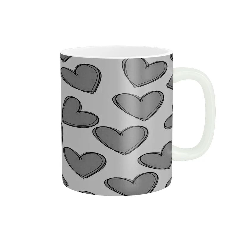 ماگ پادآفرین مدل فانتزی طرح پینترستی قلب کد p9968