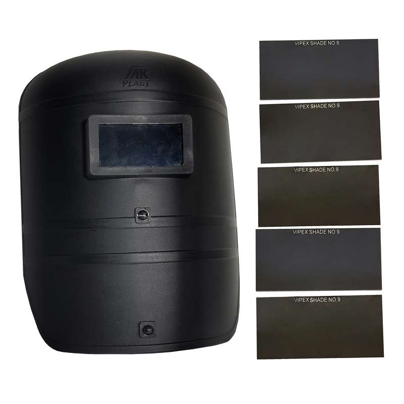 ماسک جوشکاری مدل 1001 به همراه 5 عدد شیشه ماسک