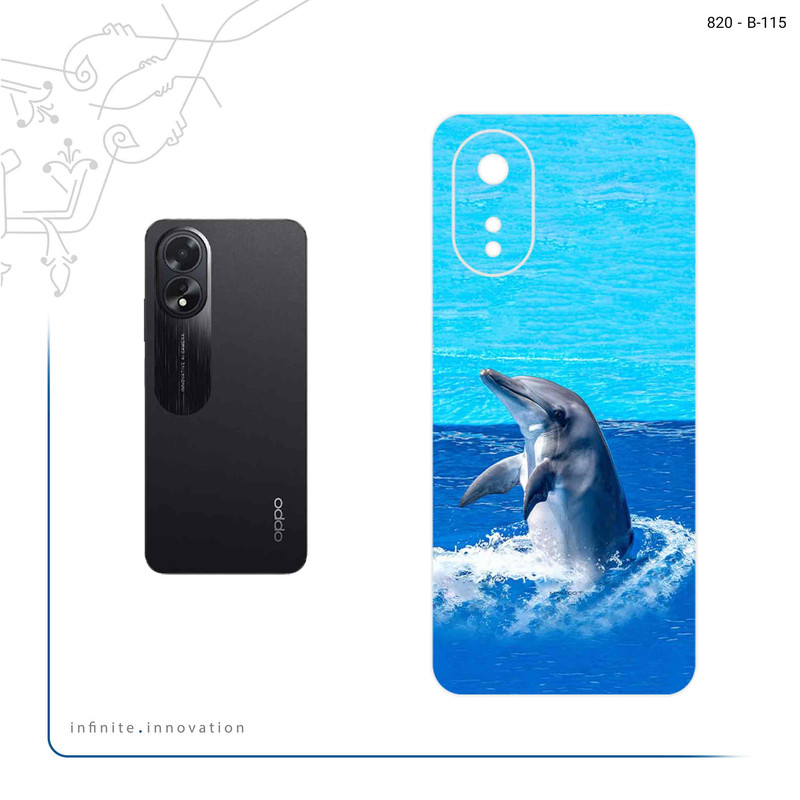 برچسب پوششی ماهوت مدل Dolphin مناسب برای گوشی موبایل اپو A38