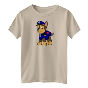 تی شرت آستین کوتاه بچگانه مدل سگ نگهبان کد04