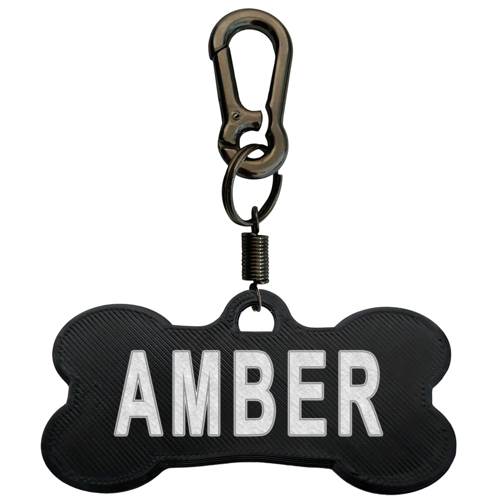 پلاک شناسایی سگ مدل Amber