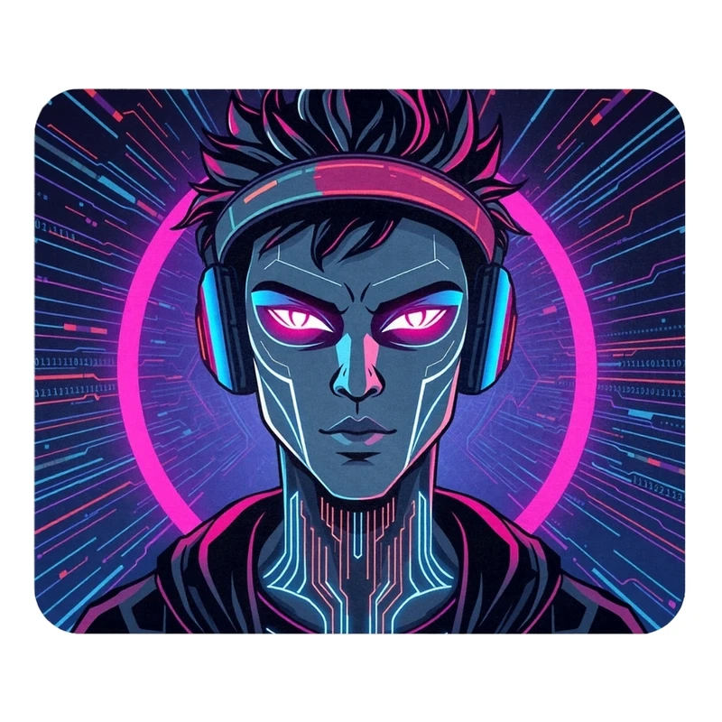 ماوس پد مدل آواتار  در جهان سایبرپانک سایز 19x24 سانتی متر