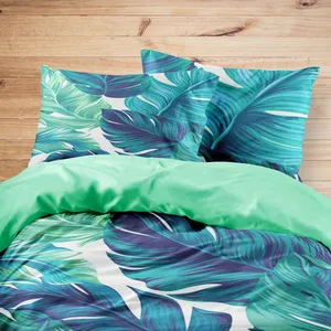 سرویس روتختی مدوپد طرح برگ پهن مدل pod00064 یک نفره 4 تکه