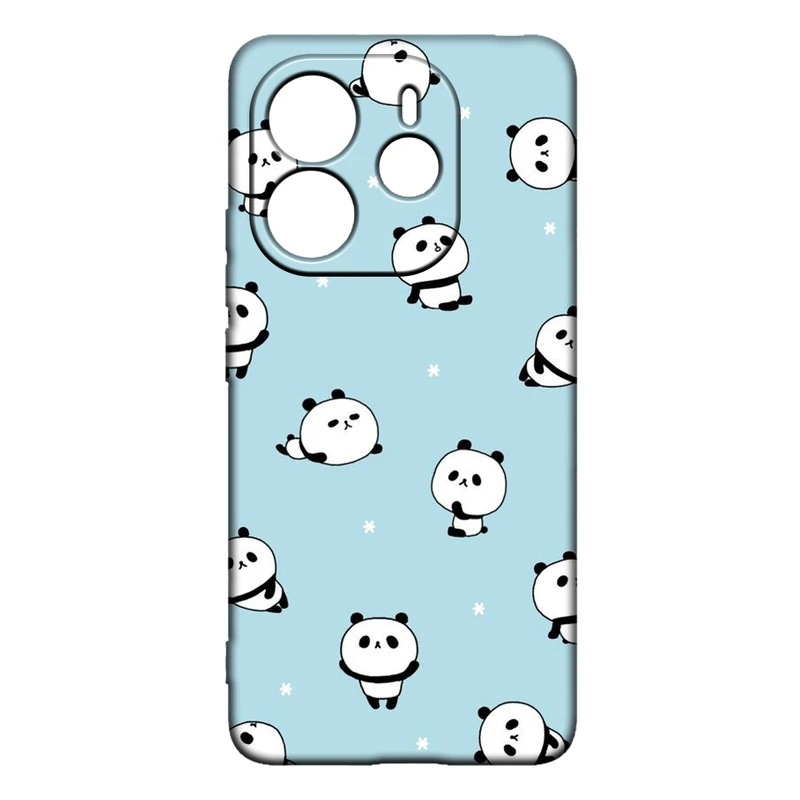 کاور طرح پاندا کد 198 مناسب برای گوشی موبایل شیائومی Redmi Note 14 4G