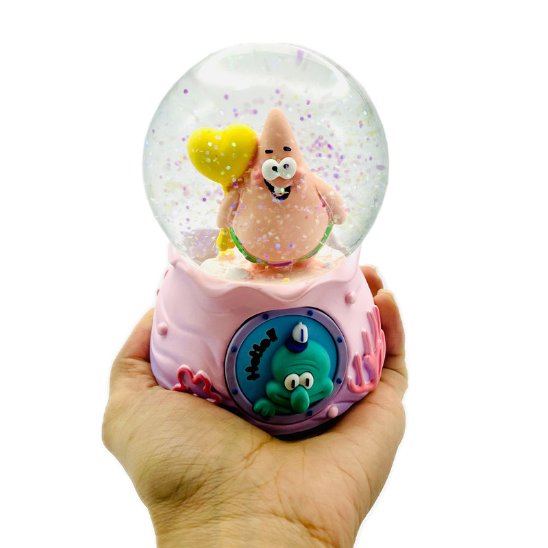 گوی موزیکال مدل پمپی مدیوم Hello طرح قطره عاشق کد 600.MPA1623.20