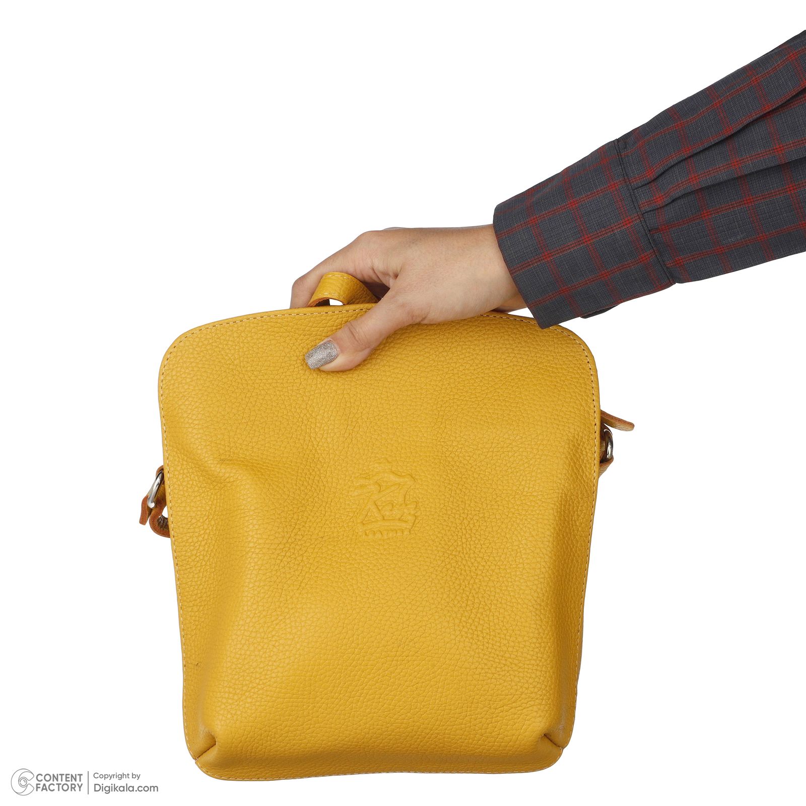 کیف رودوشی زنانه کایا چرم مدل K405-yellow -  - 5