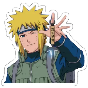 استیکر لپ تاپ مدل Minato