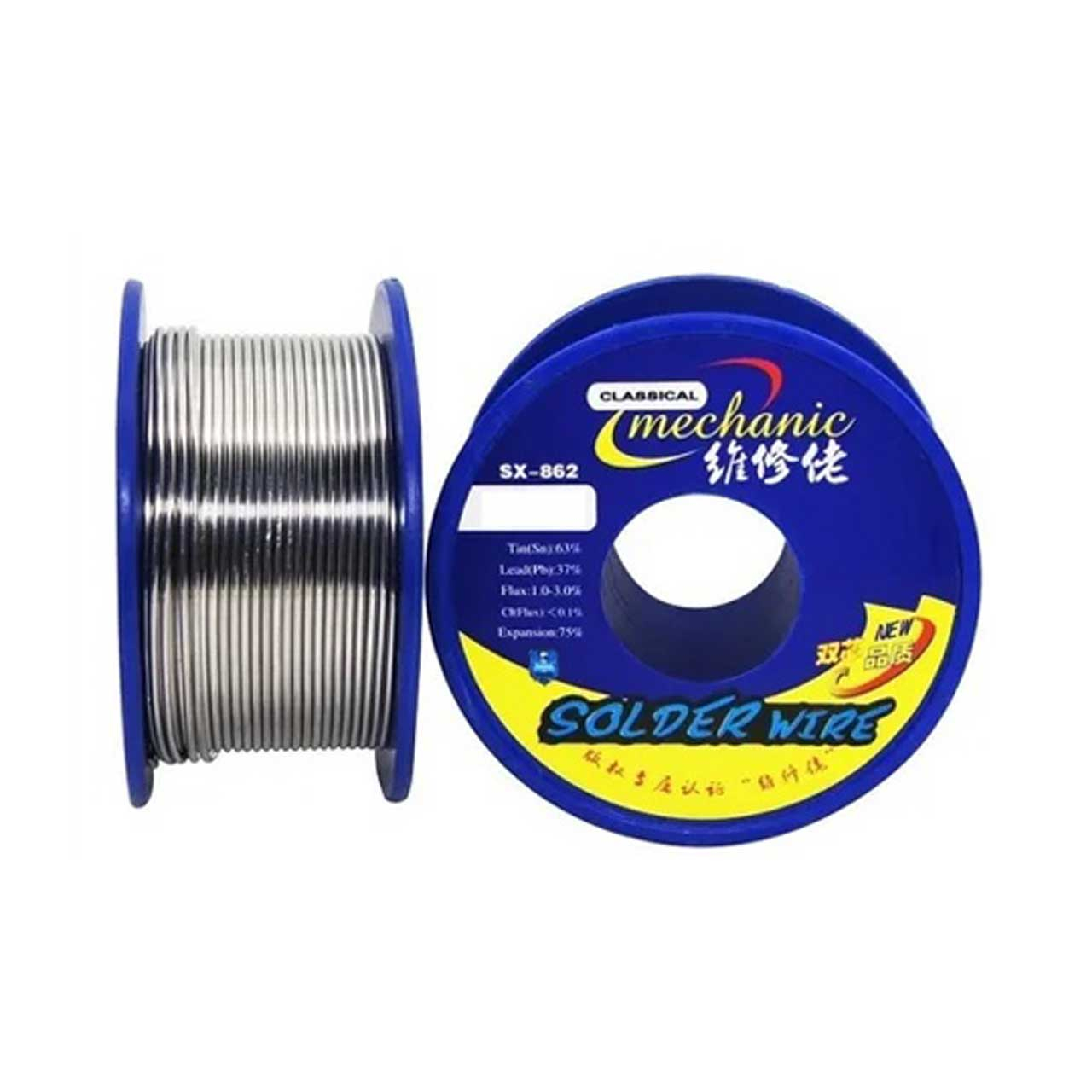 سیم لحیم مکانیک مدل SX-862 وزن 60 گرم