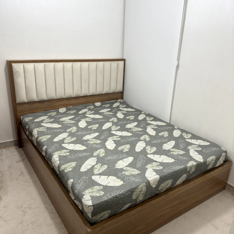 ملحفه ناتوسا مدل کشدار سلین دو نفره سایز 160x200 سانتی متر