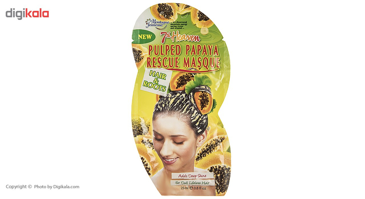 ماسک مو مونته ژنه سری 7th Heaven مدل Pulped Papaya - یک ورق