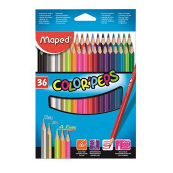 مداد رنگی 36 رنگ مپد مدل کالر پپس