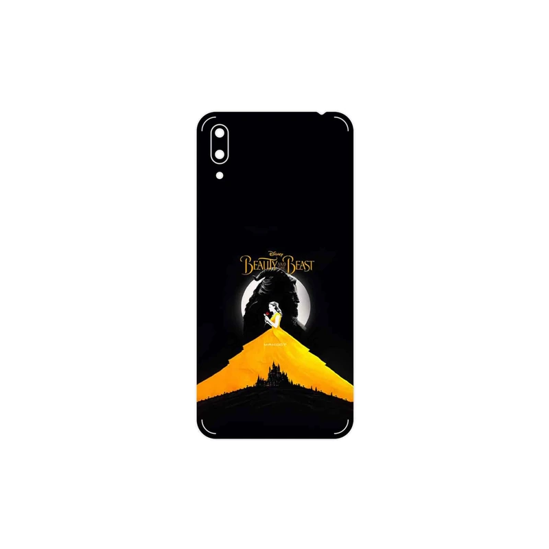 برچسب پوششی ماهوت مدل Beauty and the Beast مناسب برای گوشی موبایل هوآوی Y7 Pro 2019