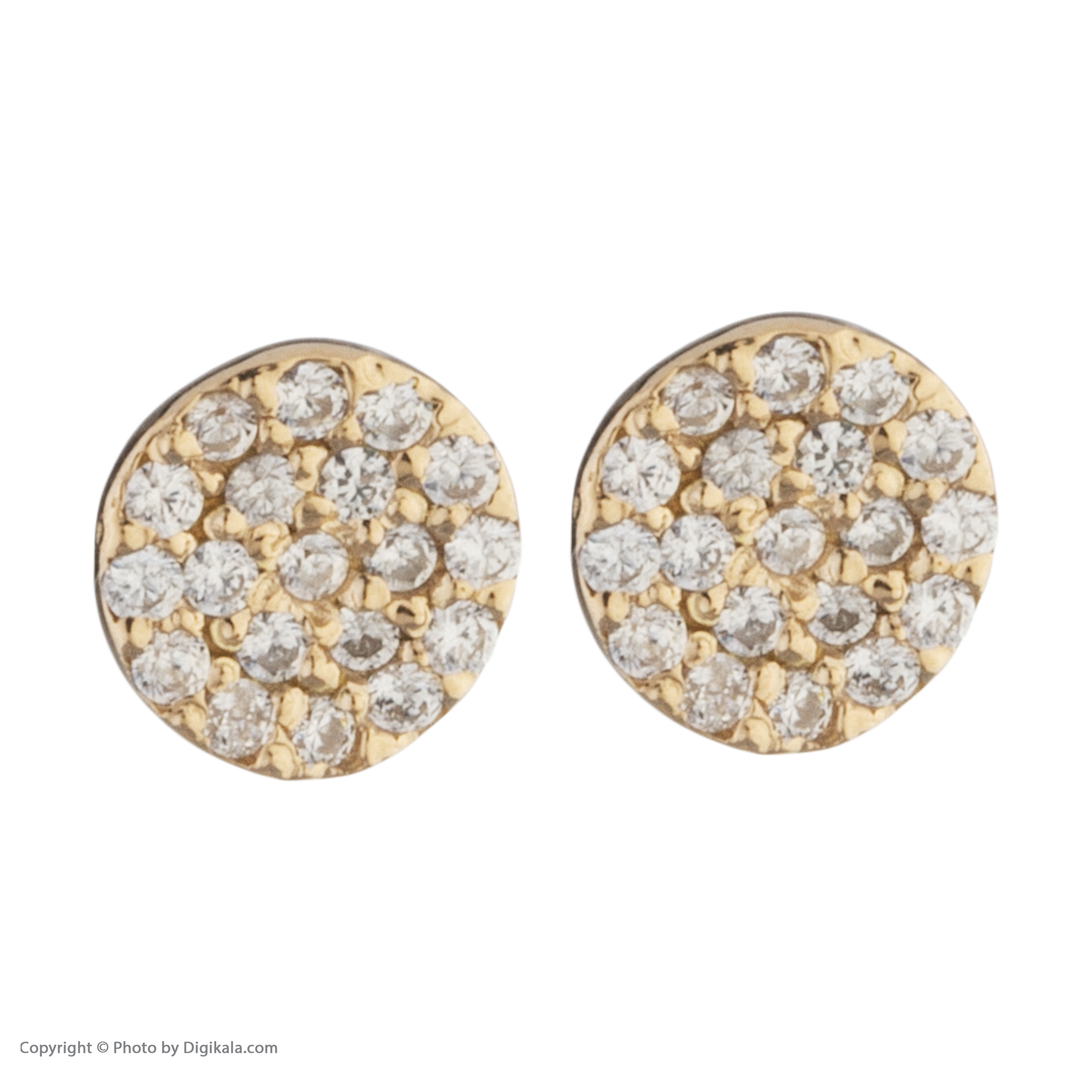 گوشواره طلا 18 عیار زنانه پرسته مدل WE32