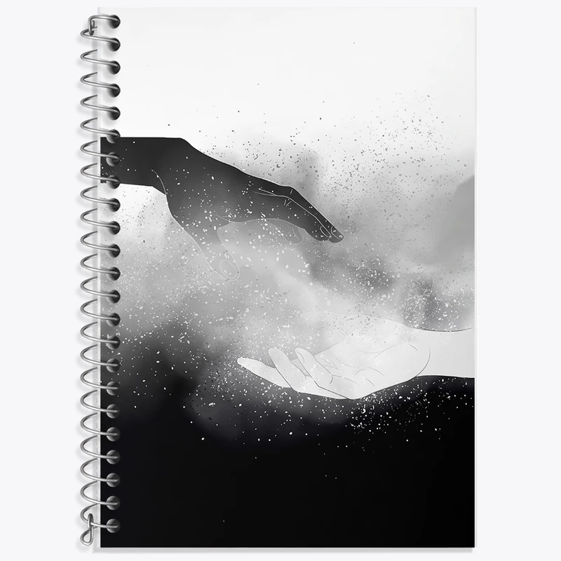 دفتر زبان 50 برگ خندالو مدل سه خط طرح آفرینش کد F2864