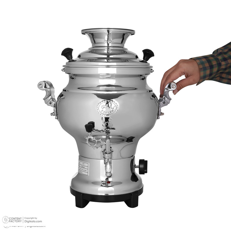 سماور برقی زرین مدل حوریا ظرفیت 6 لیتر