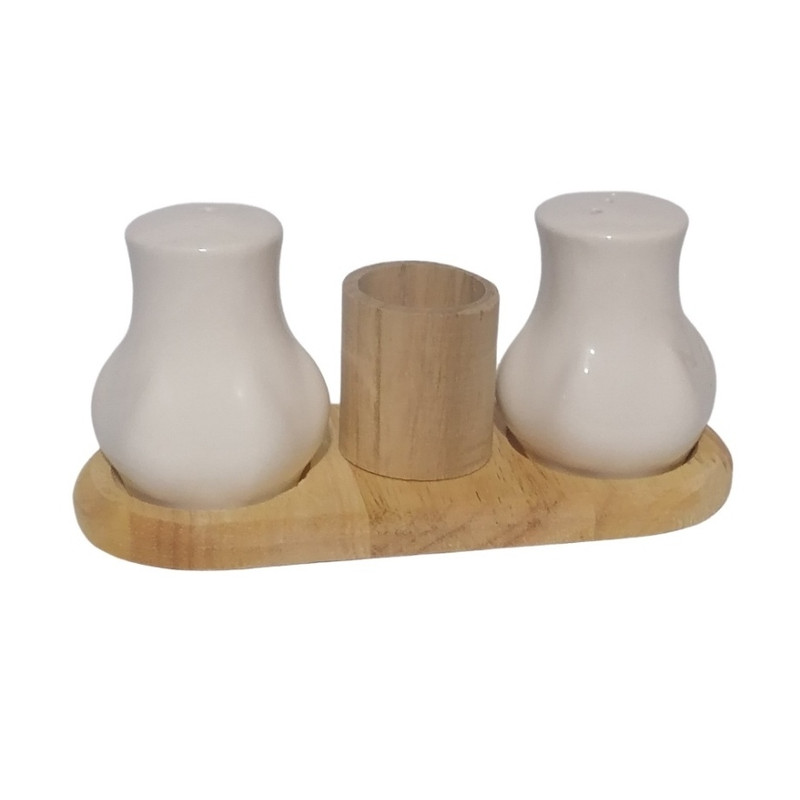 نمکدان و فلفل پاش مدل flo  مجموعه دو عددی به همراه استند