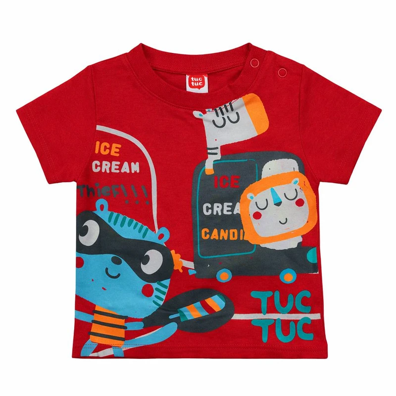 تی‌شرت آستین کوتاه بچگانه توک توک مدل icecream