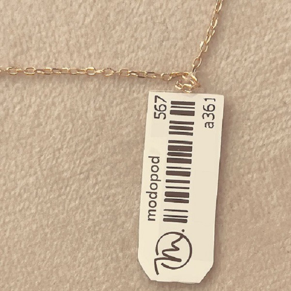 گردنبند طلا 18 عیار زنانه مدوپد مدل ایموجی کد C3-1-1112