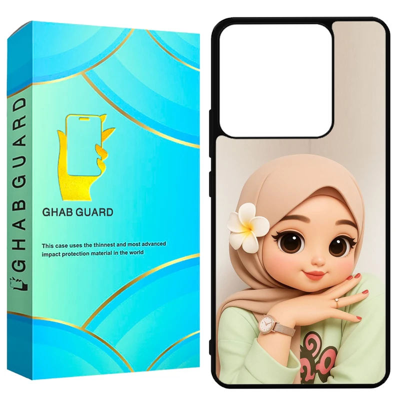 کاور قاب گارد طرح دختر مدل G14S مناسب برای گوشی موبایل شیائومی Redmi Note 14S 4G 